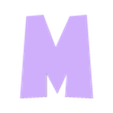 M.stl Letters and Numbers DRAGON BALL Z | Logo