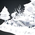 WIRE-G.jpg GROUND SEAT GRASS TREE TREE SCENE ISLAND 3D MODEL