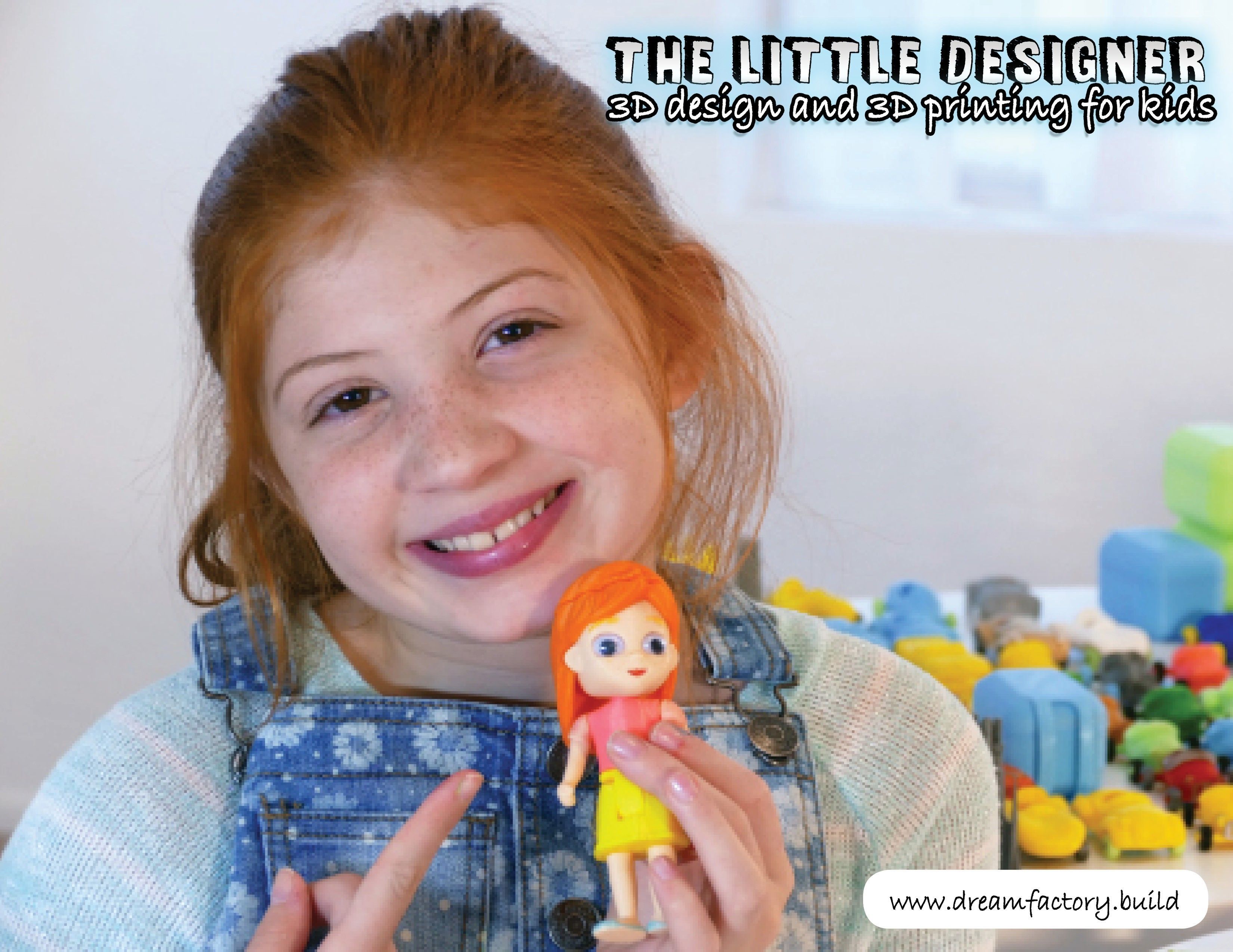 TLD Girl.jpg STL-Datei The Little Designer kids kostenlos herunterladen • 3D-Drucker-Modell, yanizo