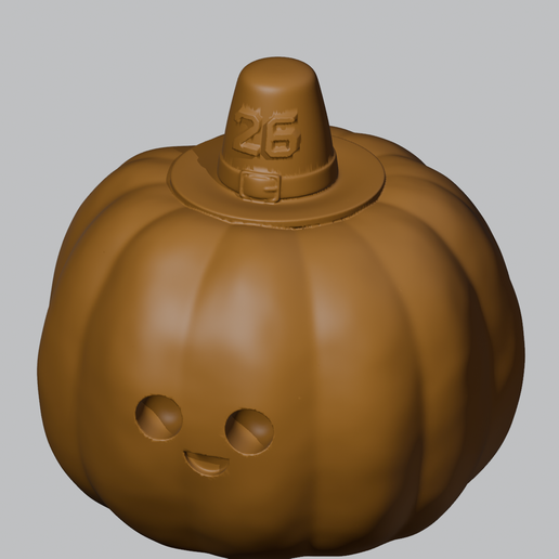 Thanksgiving Pilgrim Pumpkin - Open 26