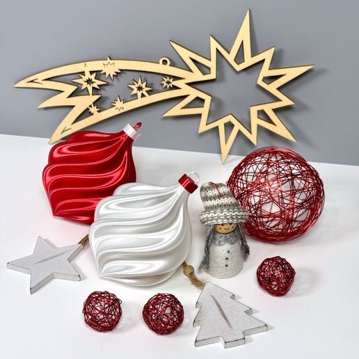 4 Types Of Christmas decorations to hang, unique designs, light weight