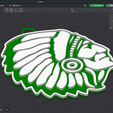 Screenshot-364.png West Branch Warriors Logo Keychain| Multicolor 3D Print File