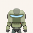 Mecha-Robert.png 🌟 Mecha Robert | Dispatch (Game) | Chibi-Style | 3D Print Figure