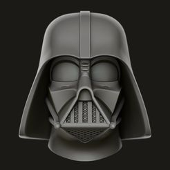 A.jpg Archivo STL ▷ Darth Vader Mask Magnet Fridge 🗄️・Idea de impresión 3D para descargar