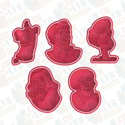cover.jpg 3D file Scooby Doo cookie cutter set of 5・3D print model to download