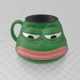 Taza manija derecha.jpg Pepe Sad Cup Glass Mug