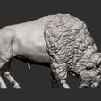 bison8.jpg Bison 3D print model