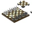 Chess_Board_V1_1.98.jpg Tablero de ajedrez cúbico - Modelo 3d imprimible - Ficheros STL - Tipo 1