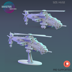 IM-Jungle-Helicopter.png Файл 3D Вертолет джунглей ‧ Научно-фантастическая миниатюра ‧ Миниатюры для варгеймов ‧ Настольная 3D модель ‧ Миниатюра для RPG ‧ Киберпанк конструкция ‧ Стимпанк военная машина ‧ STL FILE・Дизайн для загрузки и 3D-печати
