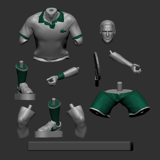 Preview.jpg Novak Djokovic 3D Printable