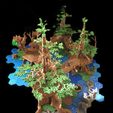 IMG_0367.jpg TREE FORT SET - "HEX" TILES FOR A HIGHLY DETAILED 3D GAME BOARD.