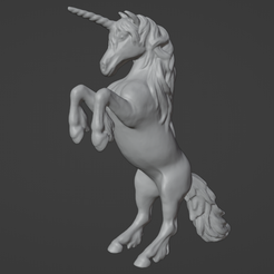 7.png Unicorn 3D print model