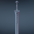 0001.png Blaidd Royal Greatsword Weielded by Elden Ring's Blaidd | Darriwil The Half-Wolf [3D Print Ready | Digital Download | STL File]