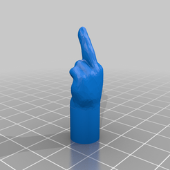 Z_Finger_-_Left.png Free STL file Z-Rod for all the haters・3D printing template to download