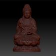 010guanyin1.jpg Guanyin bodhisattva Kwan-yin sculpture for cnc or 3d printer