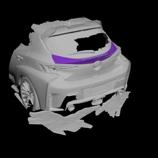 Toyota Corolla GR Wing lip trunk 1/1