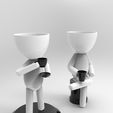 vaso2.76.jpg Archivo 3D plantas de decoración en florero・Objeto imprimible en 3D para descargar, tmanoel