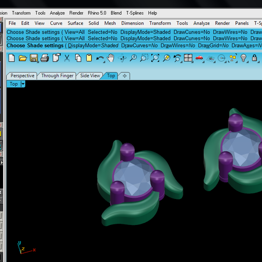 Tops Earing - 3D model önizlemesi
