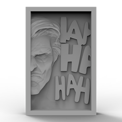 Joker.png 3D Model STL File for CNC Router/Laser & 3D Printer Joker
