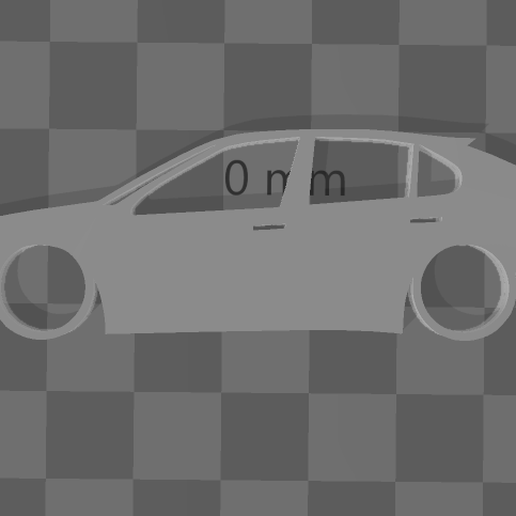 Key ring Seat Leon 1M 3D model