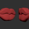 09.jpg Figurine Lips 3D print model