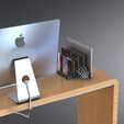 Multi Dock Charging Station (27).jpg Çoklu Cihaz Şarj İstasyonu ve Düzenleyici - Çağdaş Tasarım