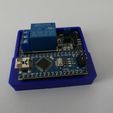 P1120478.JPG STL-Datei Arduino Nano support and relay kostenlos・3D-Drucker-Modell zum herunterladen
