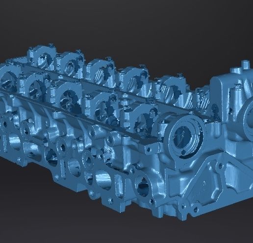 3D Scan Cylinder head TOYOTA 2JZ-GTE VVTI