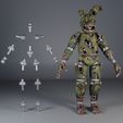 TheAnim-c_0.jpg Articulated Animatronic Springtrap (Dead by daylight) (15 moving points, 44+9 parts)