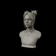24.jpg Billie Eilish portrait sculpture 1 3D print model