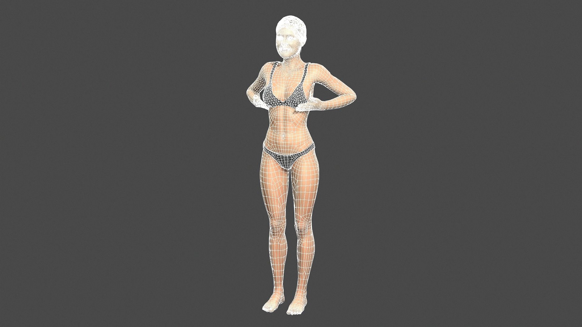 12.jpg Fichier 3D Beautiful Woman -Rigged and animated for Unreal Engine・Design pour imprimante 3D à télécharger, igorkol1994