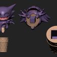 ice-cream-haunter-9.jpg Pokemon - Ice Cream Gastly, Haunter and Gengar