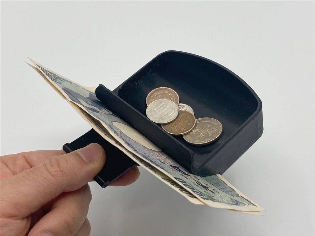 Download free STL file Coin Tray Compact ( easy to grab coins out ...