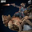 05.jpg Groot and Rocket Diorama - STL