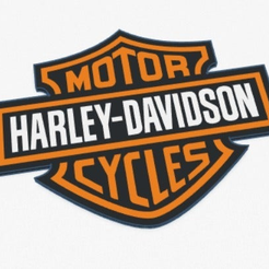 Capture.PNG Harley Davidson logo Multi-extrusion