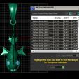 weight.png 3D gold fish pendant