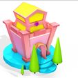 3.jpg HOUSE HOME CHILD CHILDREN'S PRESCHOOL TOY 3D MODEL KIDS TOWN KID VILLAGE
