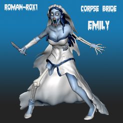 portada.jpg OBJ-Datei Leichenbraut emily fan art kostenlos・3D-druckbares Modell zum herunterladen