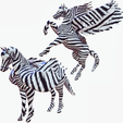 portada1.png PEGASUS PEGASUS FLYING ZEBRA - DOWNLOAD HORSE 3d model - animated for blender-fbx-unity-maya-unreal-c4d-3ds max - 3D printing PEGASUS ZEBRA HORSE, Animal creature, People