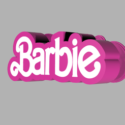 front-side.png Файл STL Логотип Barbie Light・3D-печатная модель для загрузки