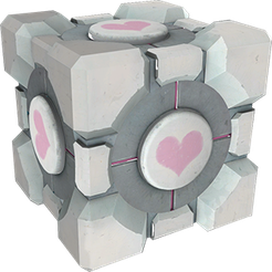 Portal_Companion_Cube.png Cube from Portal 2 with a secret