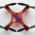 download-1.png Free STL file Skeleton X-14 Quadcopter・3D printer model to download