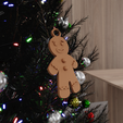 HighQuality3.png Gingerbread Man Christmas Ornament 3D Stl Files & Ornament Art, 3D Print File, Tree Ornament, Gingerbread Decor, 3D Printing, Christmas Gift