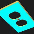 Image-2.jpg Standard US Outlet Cover - 3D Printer Friendly