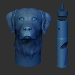 Shop1.jpg Dog whistle Labrador head motif