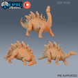 Stegosaurus.png Stegosaurus Set ‧ DnD Miniature ‧ Tabletop Miniatures ‧ Gaming Monster ‧ 3D Model ‧ RPG ‧ DnDminis ‧ STL FILE