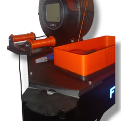 PhotoRoom-20230827_213450.png STL file FLSUN V400 TOP STATION WITH VENTILATION, DUAL S2 DRYER OR SPOOL HOLDER AND TOOLBOX・3D printable design to download