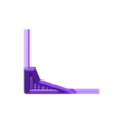 headache rack tall Q1 SPLIT L.stl Crawler C23 Flatbed - 1/10 RC body attachment