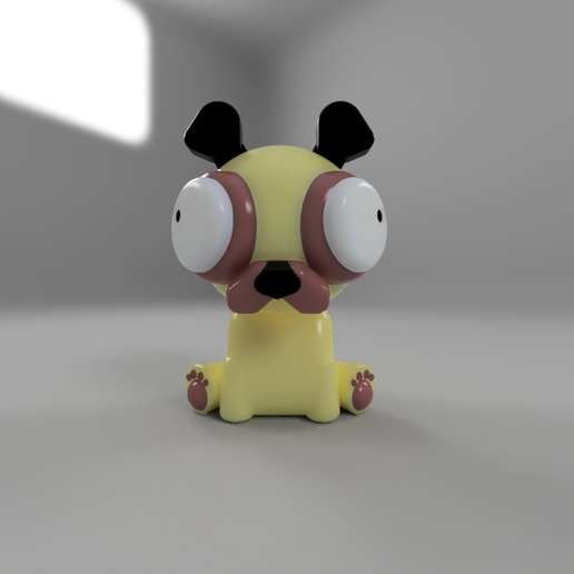 PUG PEN HOLDER PENCIL HOLDER 3D model