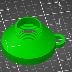 slicer.png Free 3D file G2" to G1" adapter with mounting eye・3D printing model to download